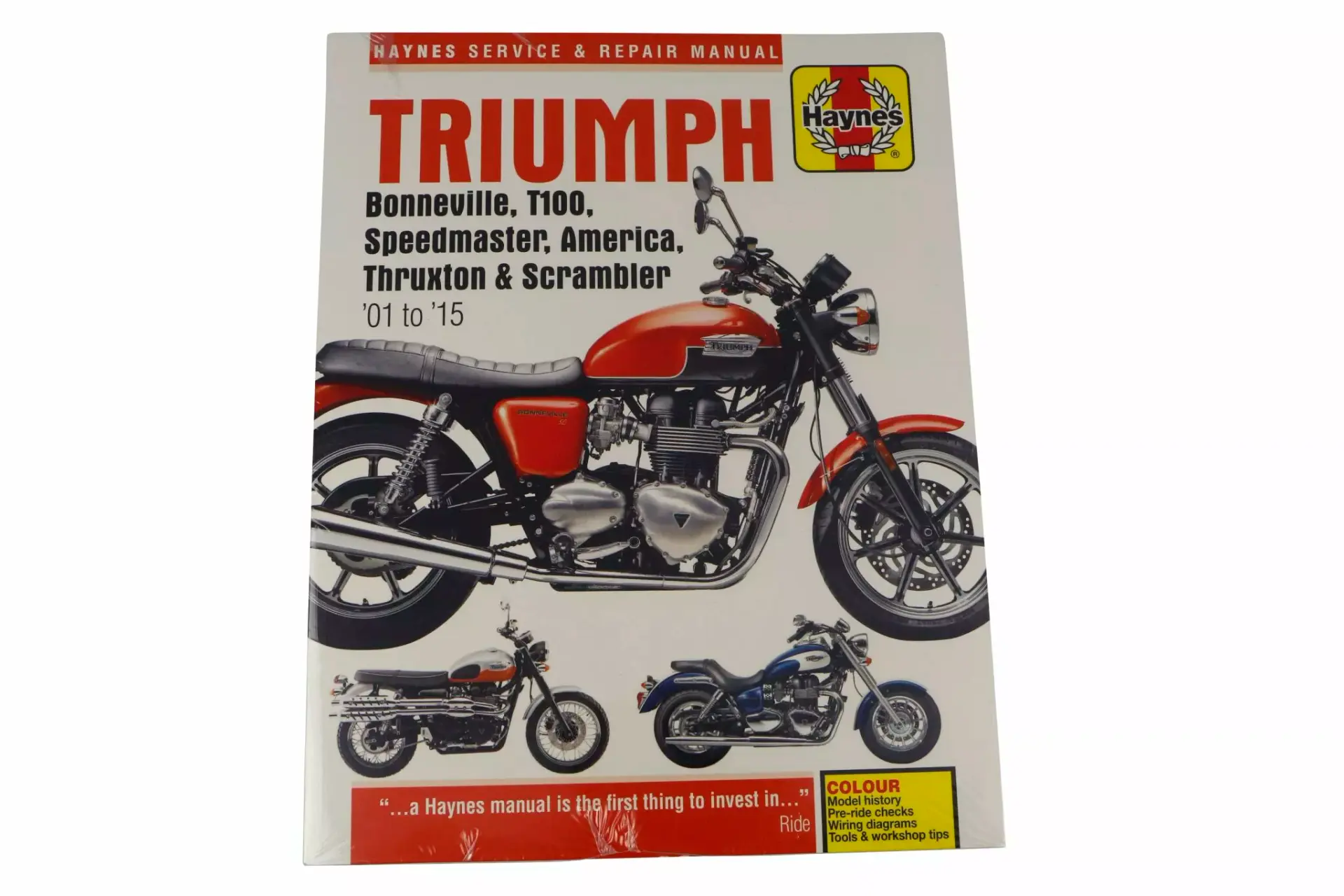 Reparaturanleitung Haynes Triumph Bonneville 2001-2015