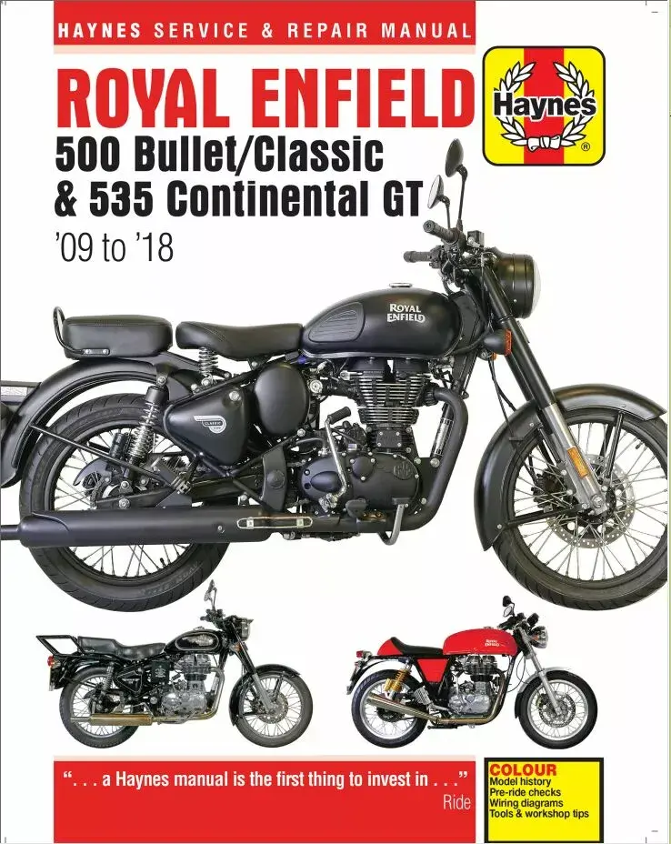Royal Enfield 500/535 09 Haynes Workshop Manual