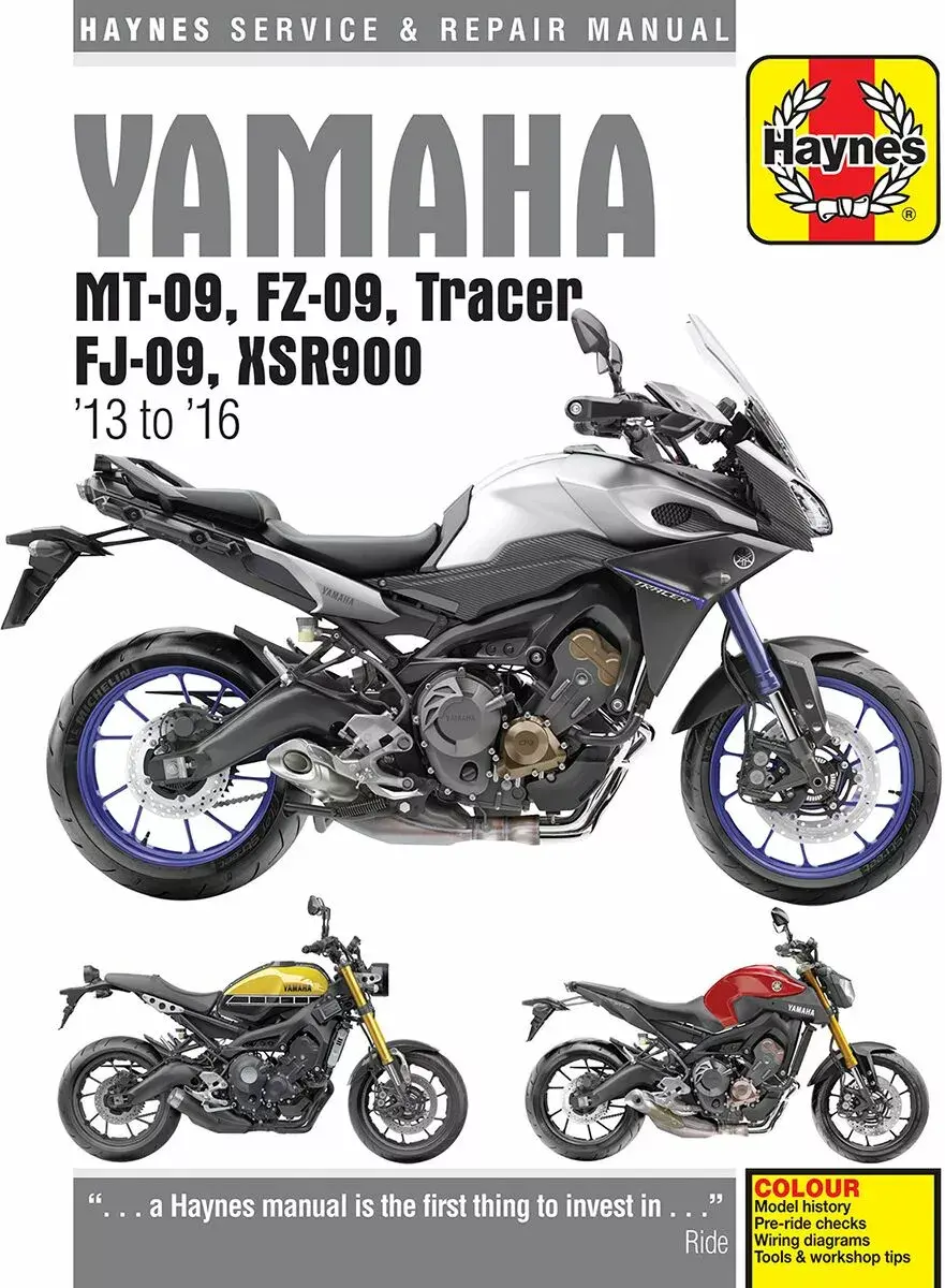 Technická příručka Haynes Yamaha MT-09 Tracer & SR900