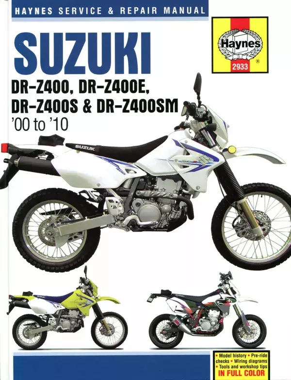 ہینز گائیڈ Suzuki DR-Z400 2000-2010