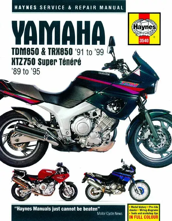 헤인즈 매뉴얼 Yamaha TDM850 TRX85