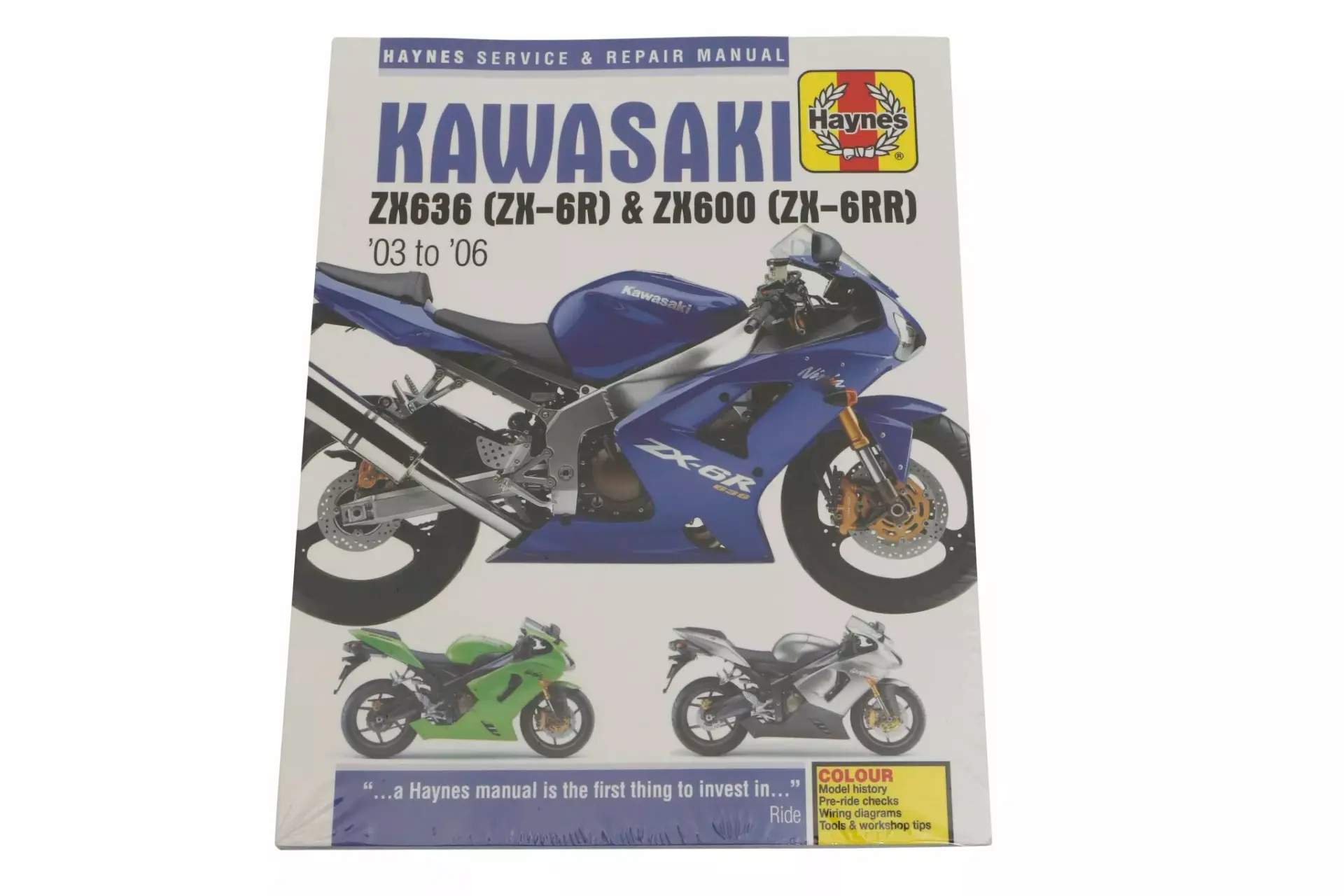 Guide d'entretien Haynes Kawasaki ZX 6R 2003-2006