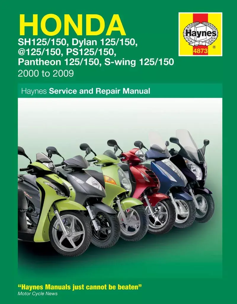 Haynes Manuel d'entretien Honda 125 scooters (00-09)