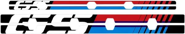 UNIRACING rim sticker