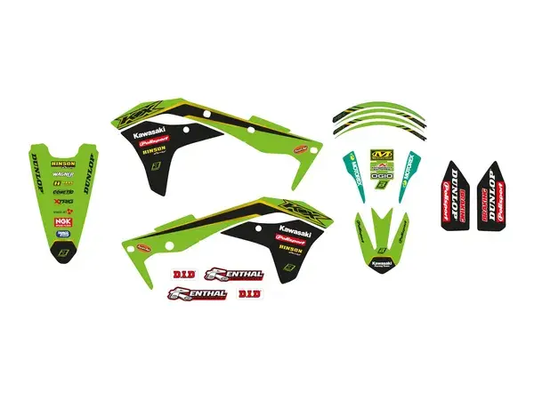 2020 레플리카 팀 카와사키 블랙버드 레이싱 그래픽 키트 — BLACKBIRD RACING, 데코레이션 & 스티커