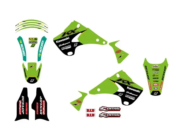 Team Kawasaki 2021 グラフィックキット Blackbird Racing