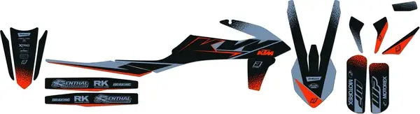 BLACKBIRD RACING stickerset — zicht 2