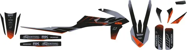 BLACKBIRD RACING stickerset — zicht 4