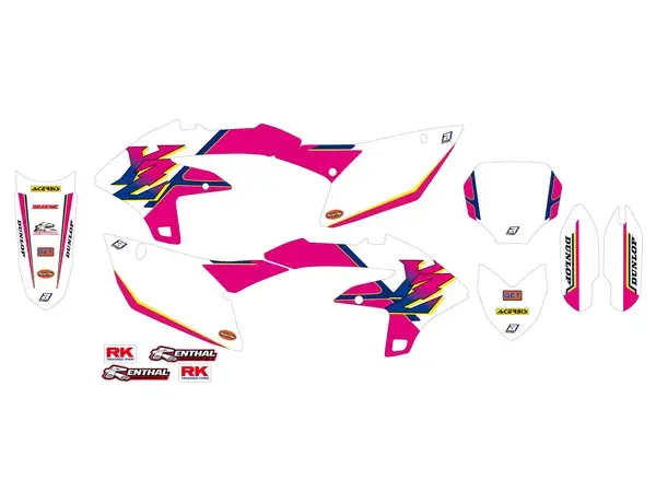 مجموعة زخرفة رجعية Blackbird Racing