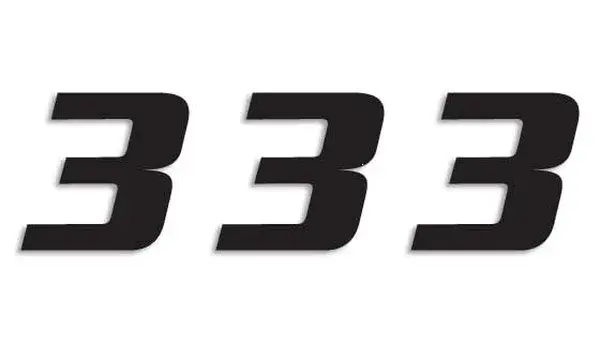 Série un numéro BLACKBIRD RACING
