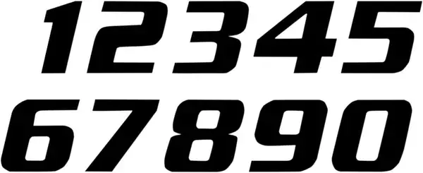 Série un numéro BLACKBIRD RACING