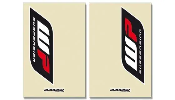 Autocollants de fourche BLACKBIRD RACING