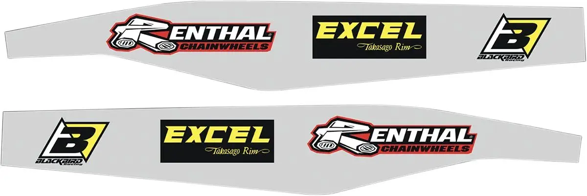 Swingarm stickers BLACKBIRD RACING