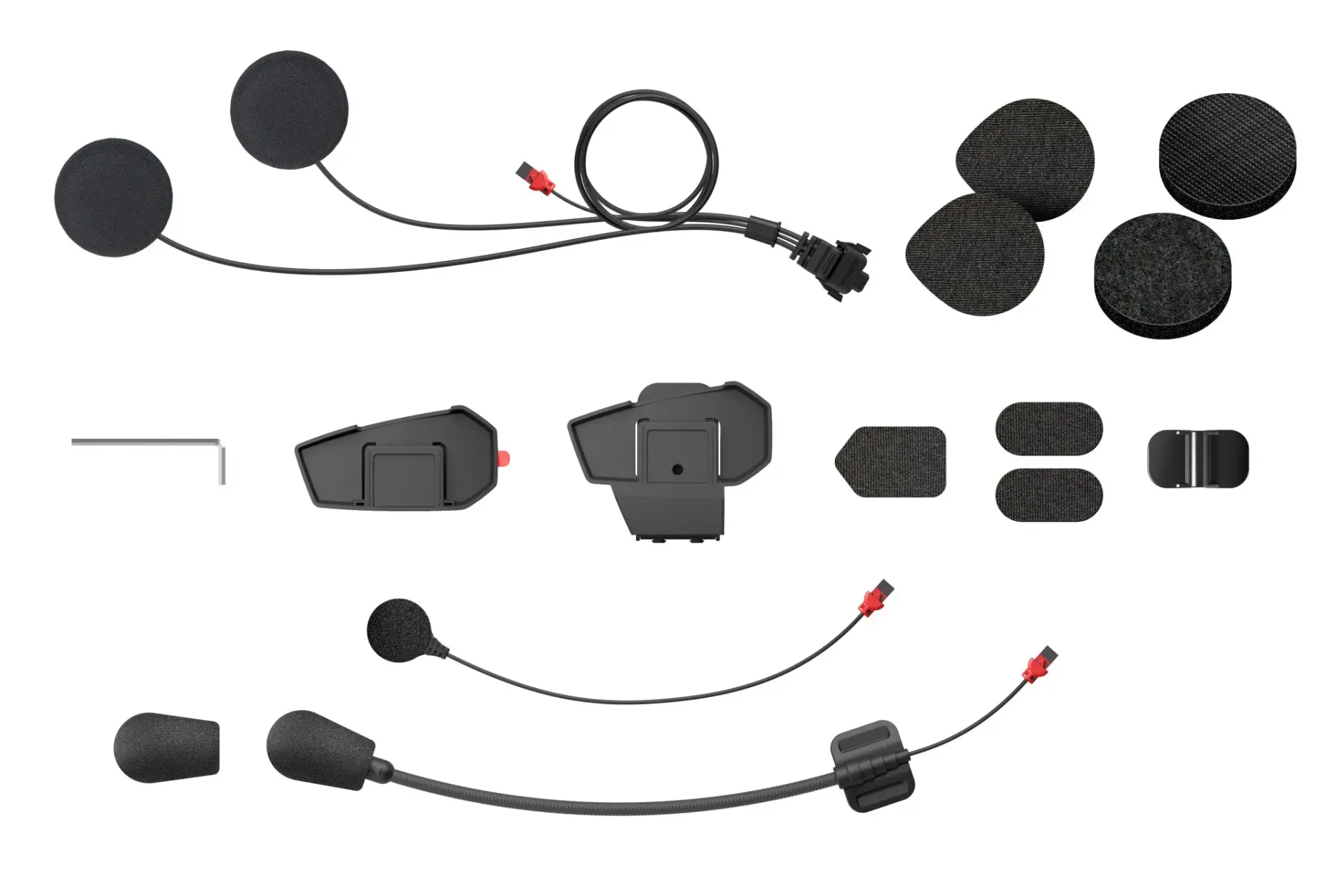 Communicatiesysteem Sena Sup. fix. met oortjes en microfoons Spider ST1 — zicht 2