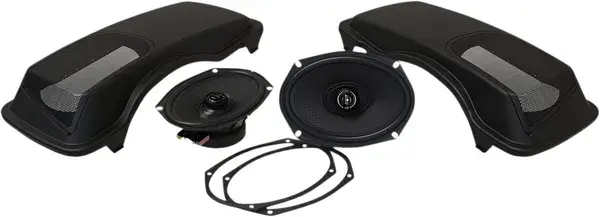 غطاء حقيبة السروج وطقم مكبرات صوت XL Hogtunes