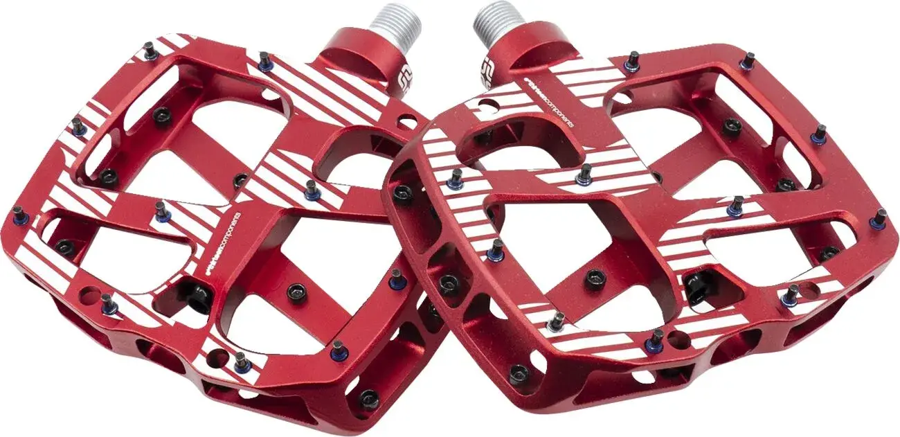 Pédale plate alu rouge E*THIRTEEN