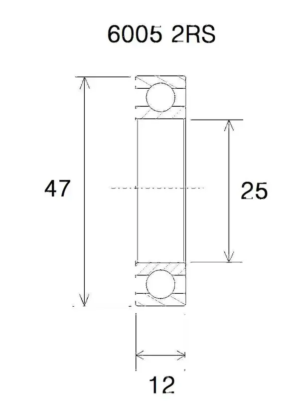 Ložisko B3 Black Bearing