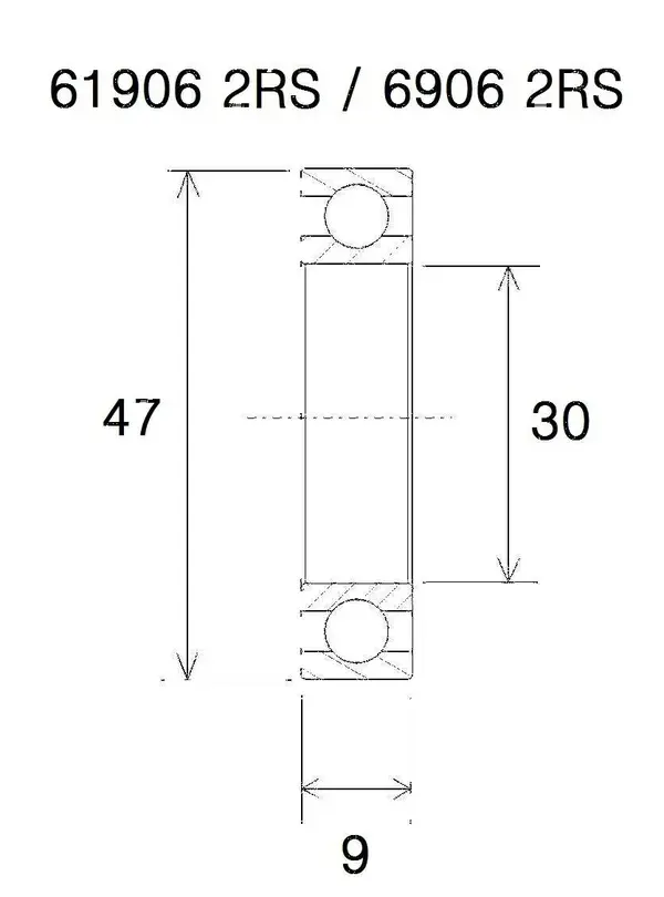 Ρουλεμάν B3 Black Bearing