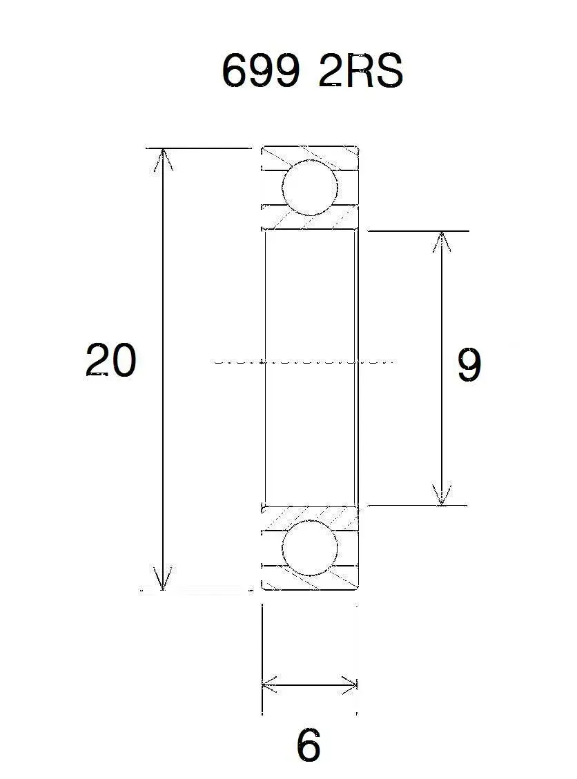 Bantalan B3 Black Bearing