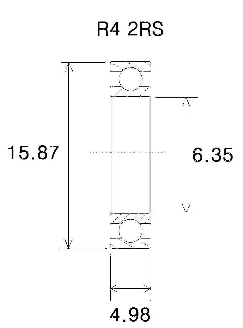 Lager B3 Black Bearing