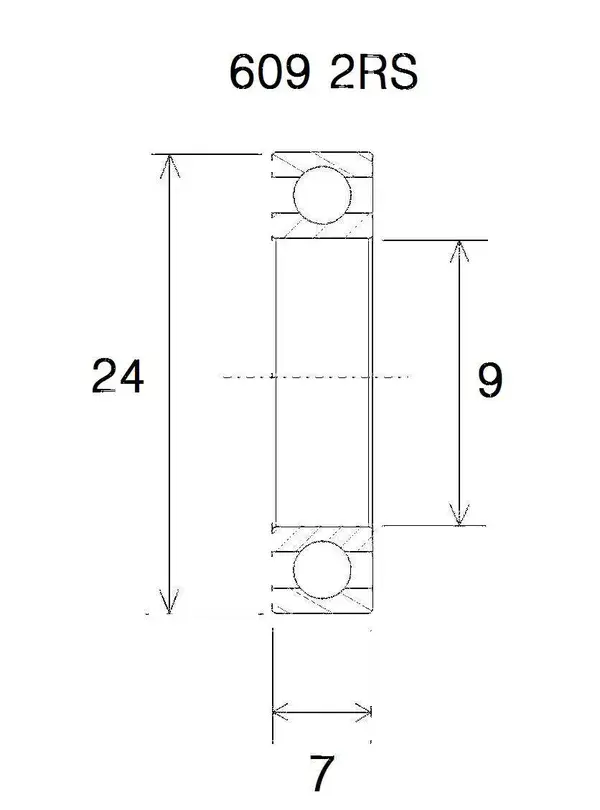 베어링 B5 Black Bearing