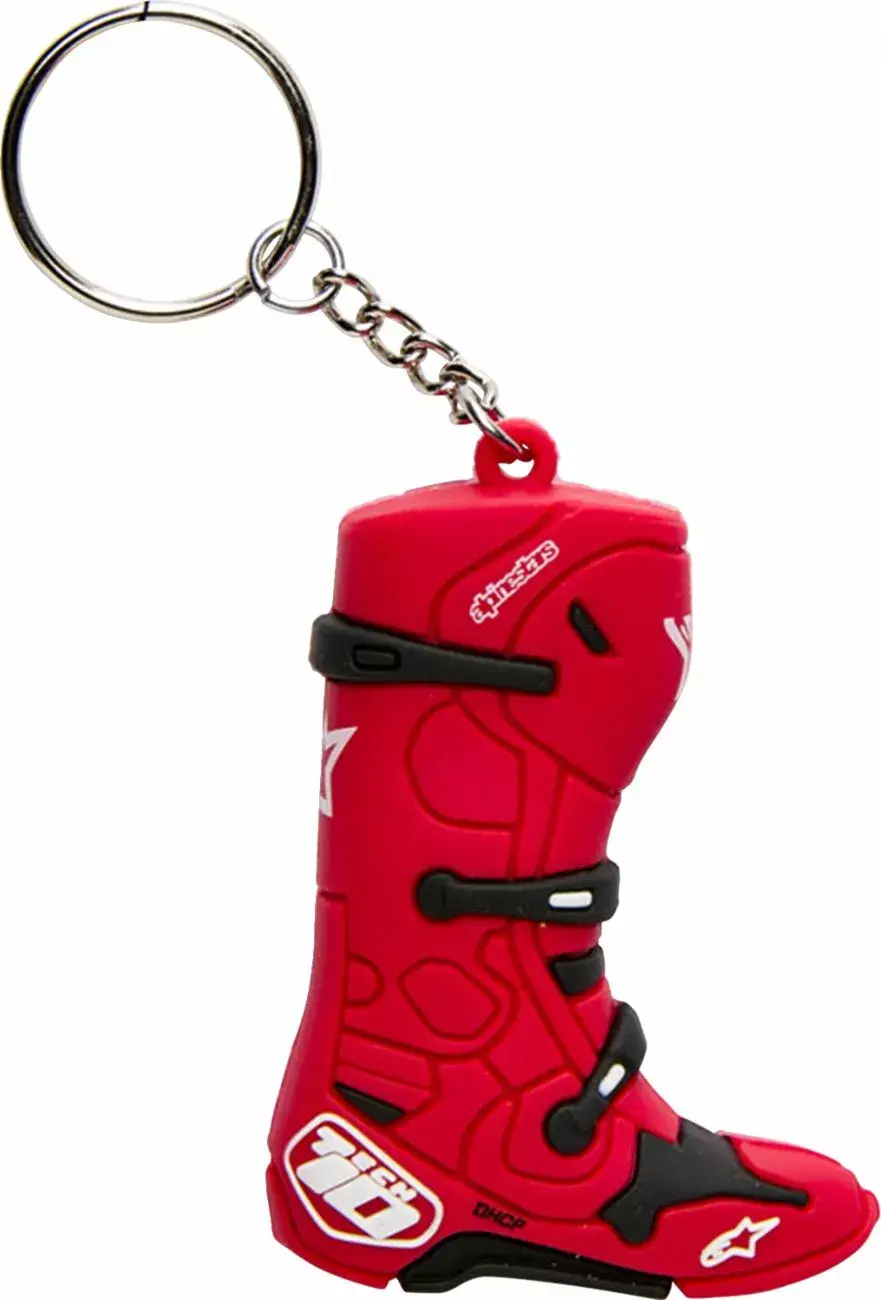 Alpinestars Tech 10 Boot Red Schlüsselanhänger