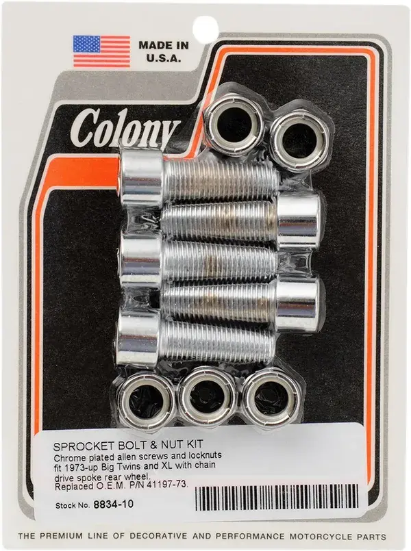 Kit de fixation pour rotor, couronne et courroie COLONY