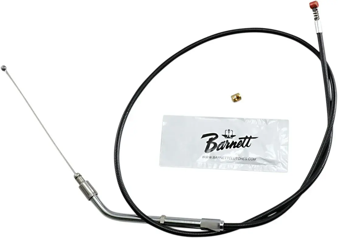 Kabel plynu/volnoběhu BARNETT z černého vinylu