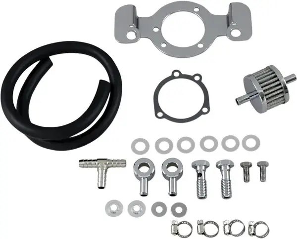 Kit de filtre à air d'évacuation avec patte de fixation Drag Specialties