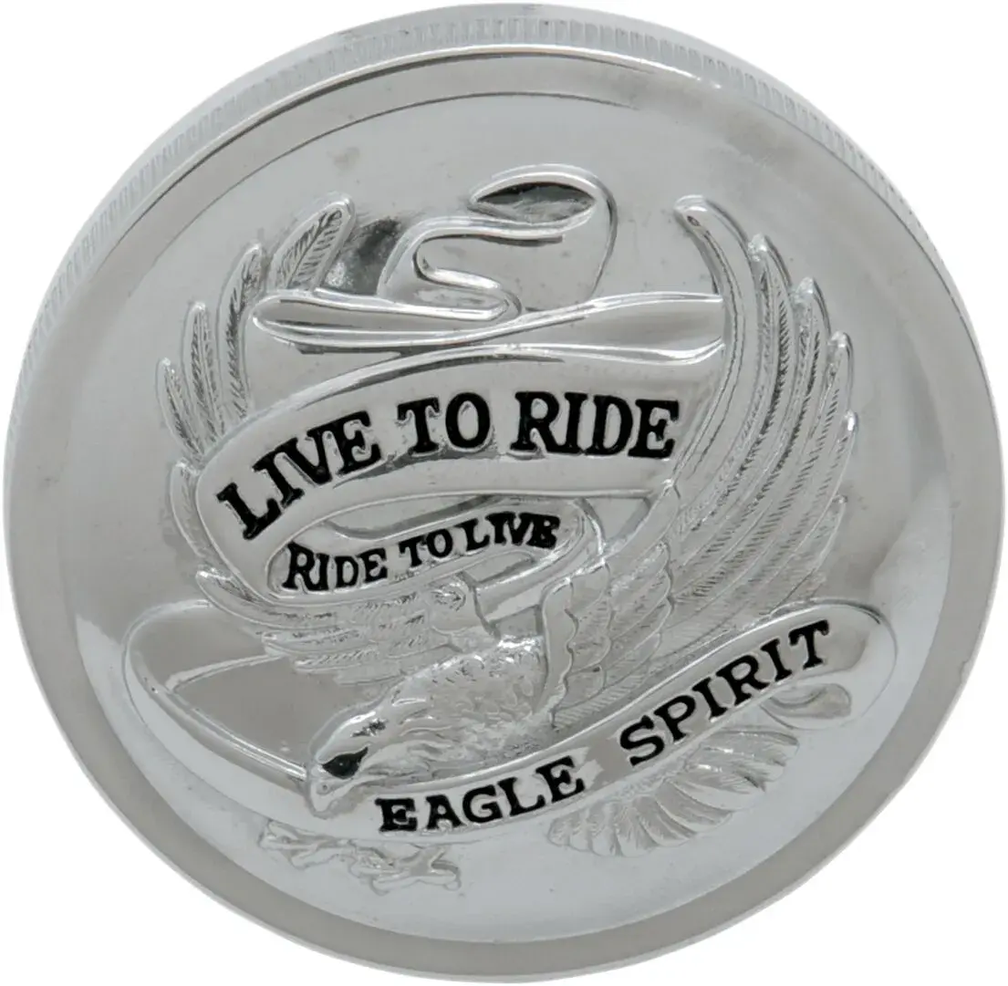 DRAG SPECIALTIES Live to Ride 연료 탱크 캡