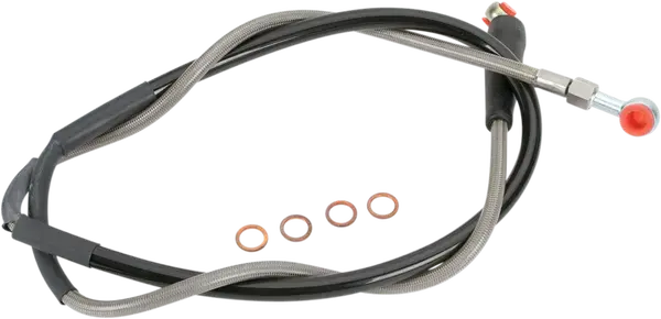 Durite de frein tressée inox MOOSE OFFROAD HARD-PARTS