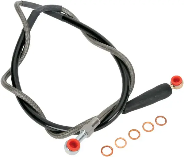 Durite de frein tressée inox Moose Offroad Hard-Parts