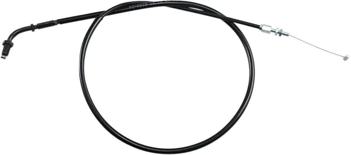 MOTION PRO ブラックビニール スロットルケーブル — ハンドル