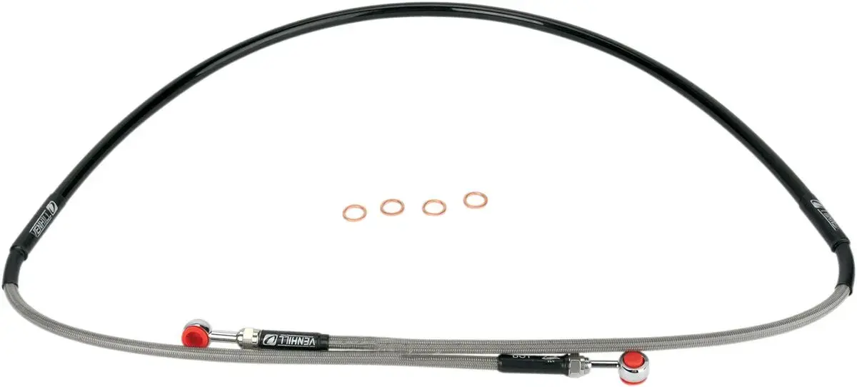 Durite de frein tressée inox MOOSE OFFROAD HARD-PARTS