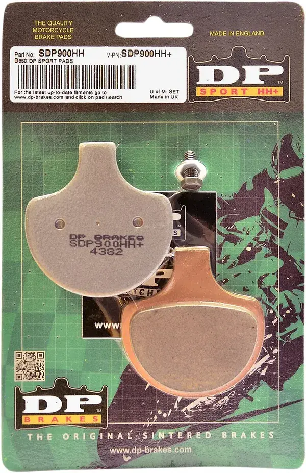 Plaquettes de frein en métal fritté DP Brakes pour Harley/Buell