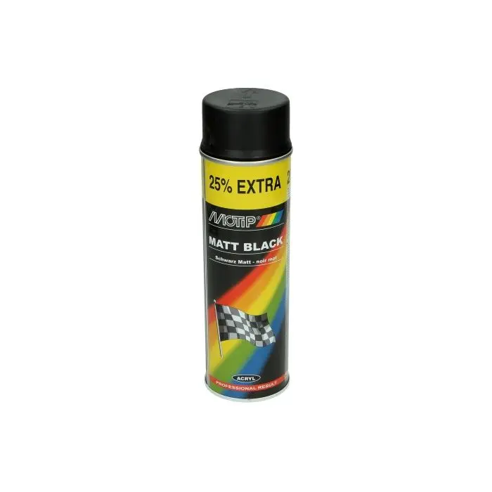 Sprühdose Motip 500 ml schwarz matt 04006