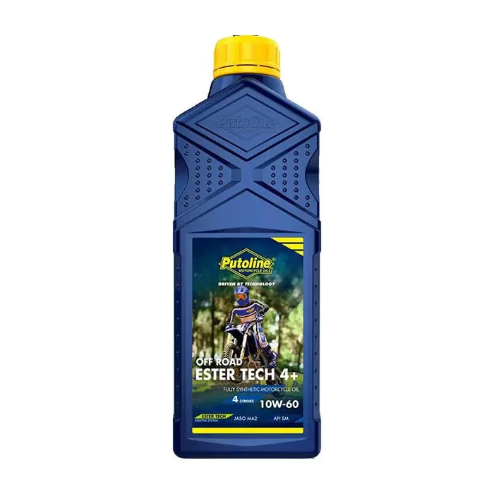 Motorový olej 4T Ester Tech Off Road 4+ 10W60 syntetický Putoline 70638 (1L) — pohled 4