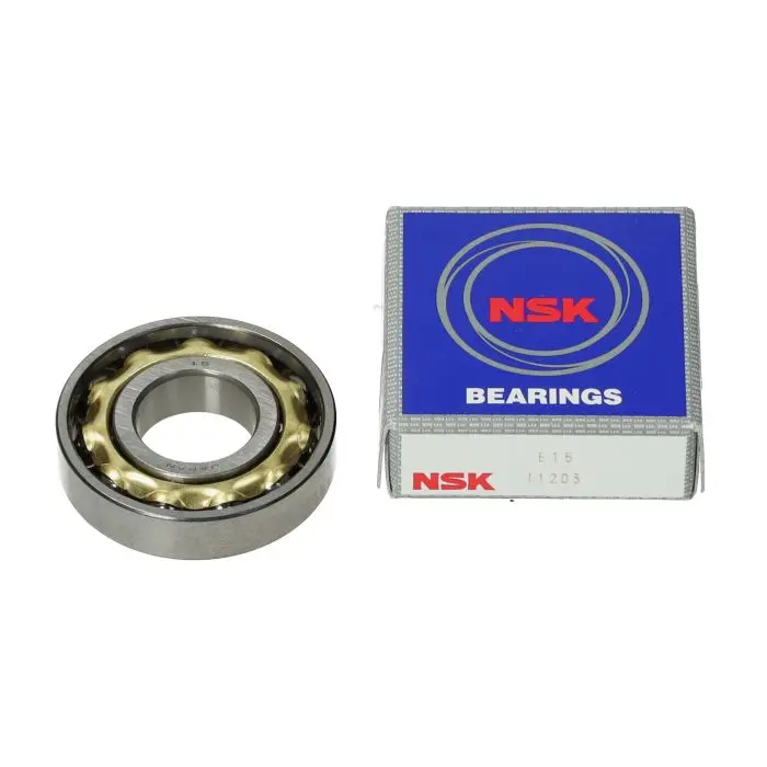 NSK کرینک شافٹ بیرنگ E15 پیتل کیج 15x35x8mm