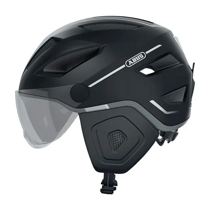 アブス ペデレック/スクーター用ヘルメット 2.0 LEDバイザー付 XS-S 51/55 ブラックベルベット