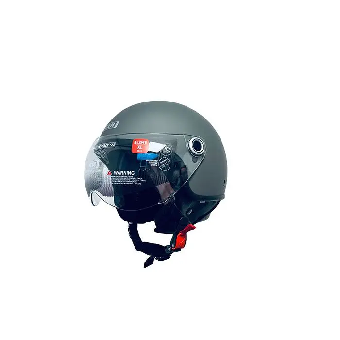 Helm LEM Halbschalen-Coolmax Roger XS 53/54 titanium matt