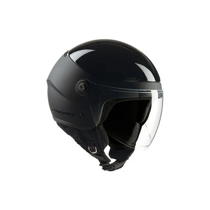 Tucano El Pop M Jet-Helm schwarz glänzend/schwarz matt