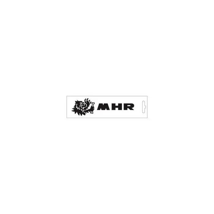 Universal-Aufkleber Malossi mhr Motiv Löwe 13 cm schwarz 339771