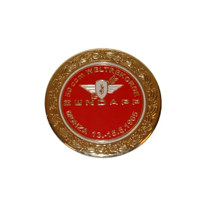 Tankemblem Zundapp Monza Z517-12.127/R rot/gold