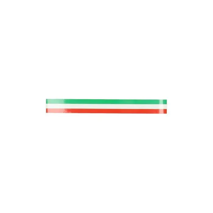 ملصق علم إيطاليا شريطي 3x23 سم أفقي