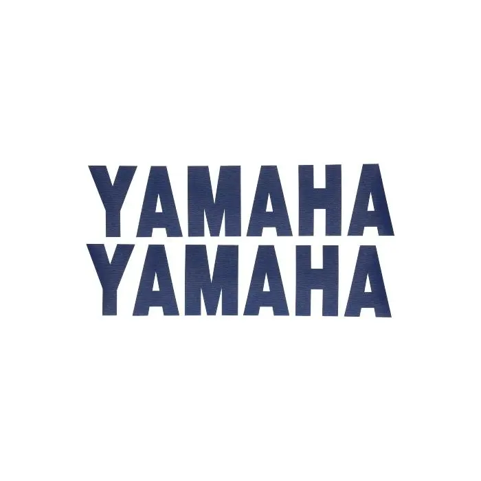 Yamaha Schriftzug Aufkleber unter Lack blau 2-teilig Aérox 980587.blu