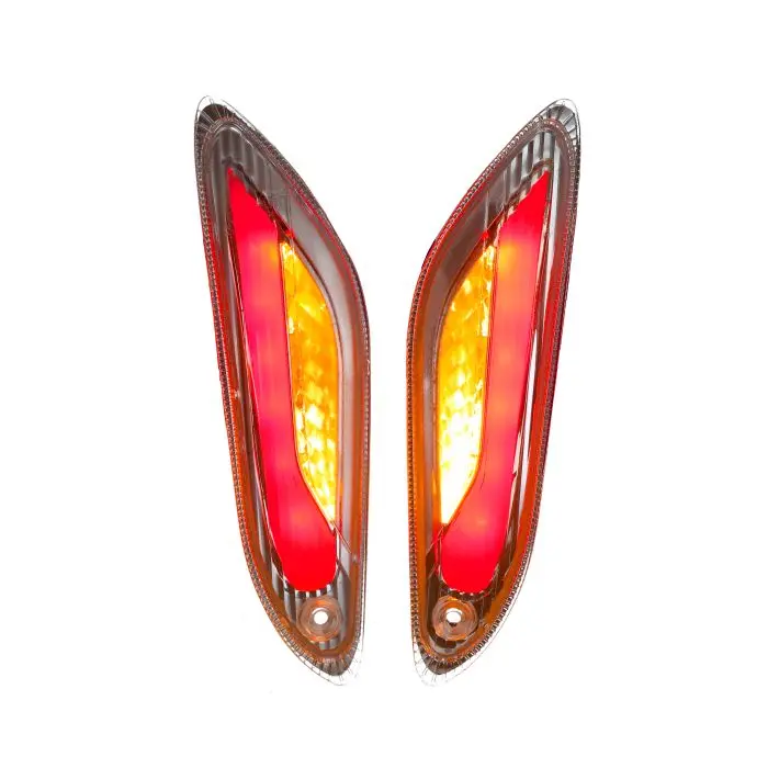 Jeu de clignotants Power1 tube sport dirigé électronique approuvé arrière clair Primavera Sprint