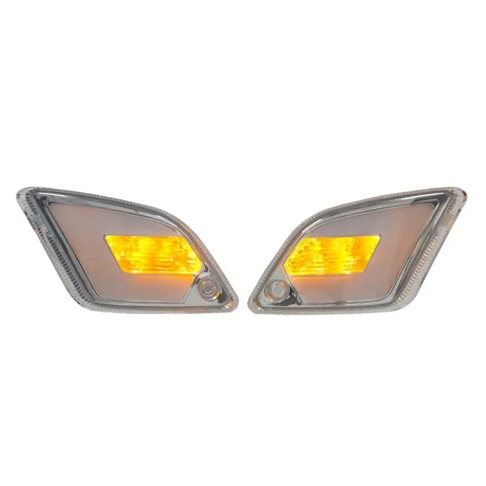 Jeu de clignotants Power1 dirigé derrière tube, approbation électronique, clair GTS all mod., GTS Super 300cc
