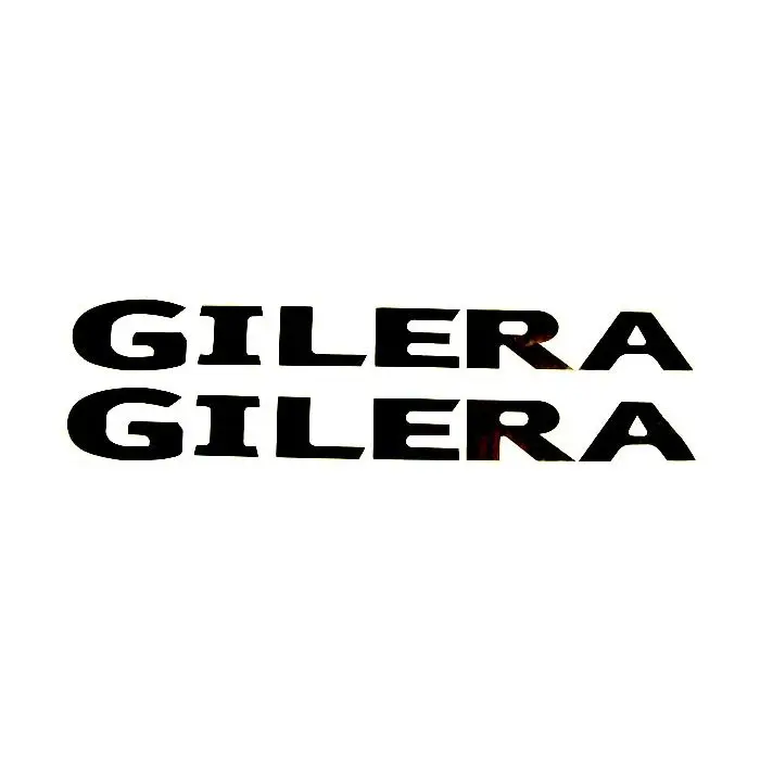 Aufkleber-Set Gilera 2-teilig schwarz Selection P2R — Ansicht 2