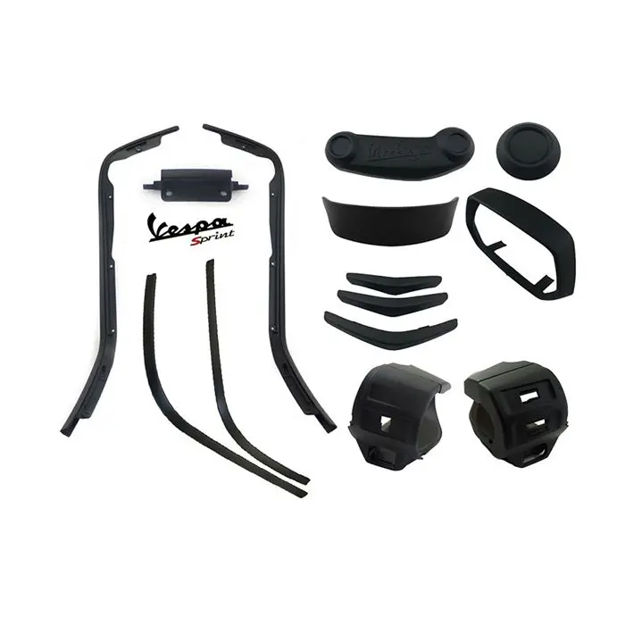 Kit décoration carrosserie Euro-2 Sprint <2018 noir mat 14 pièces