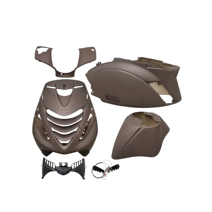 Carénage Power1 SP 6 pièces brun mat avec lampe LED zip2000